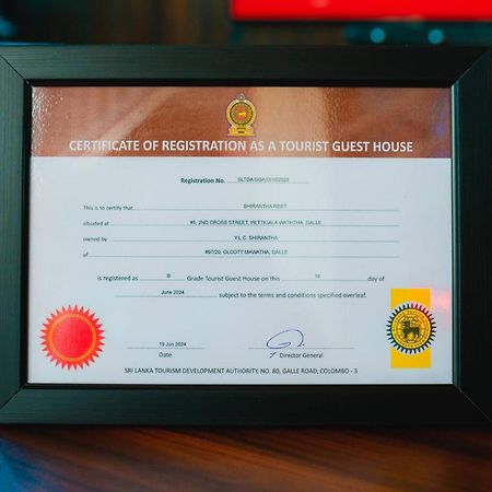 Shirantha Hotel Galle Ngoại thất bức ảnh