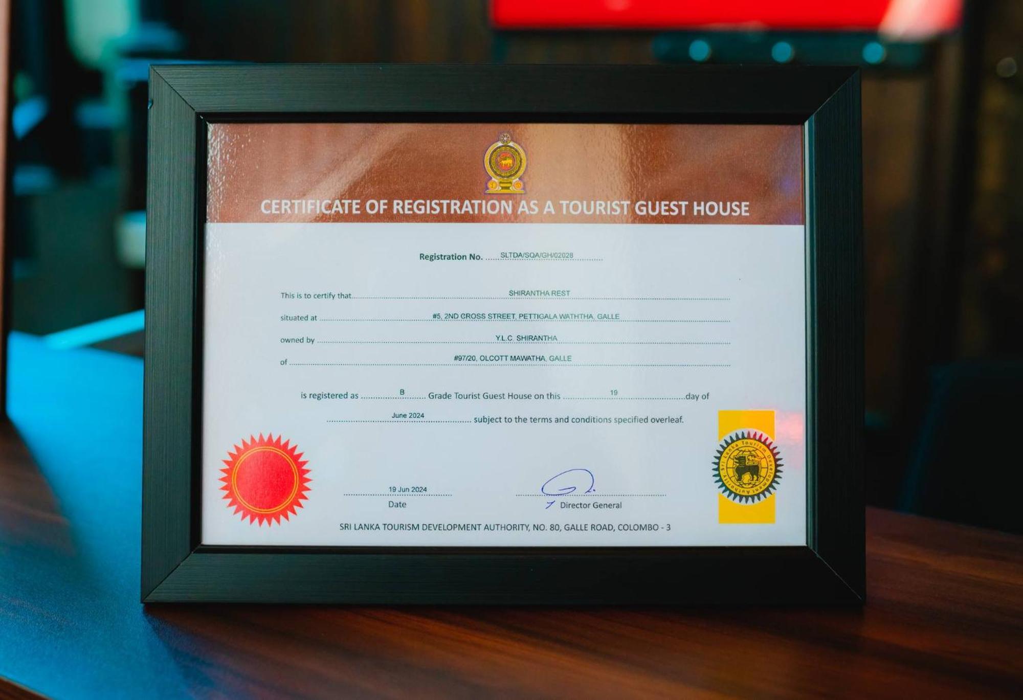 Shirantha Hotel Galle Ngoại thất bức ảnh